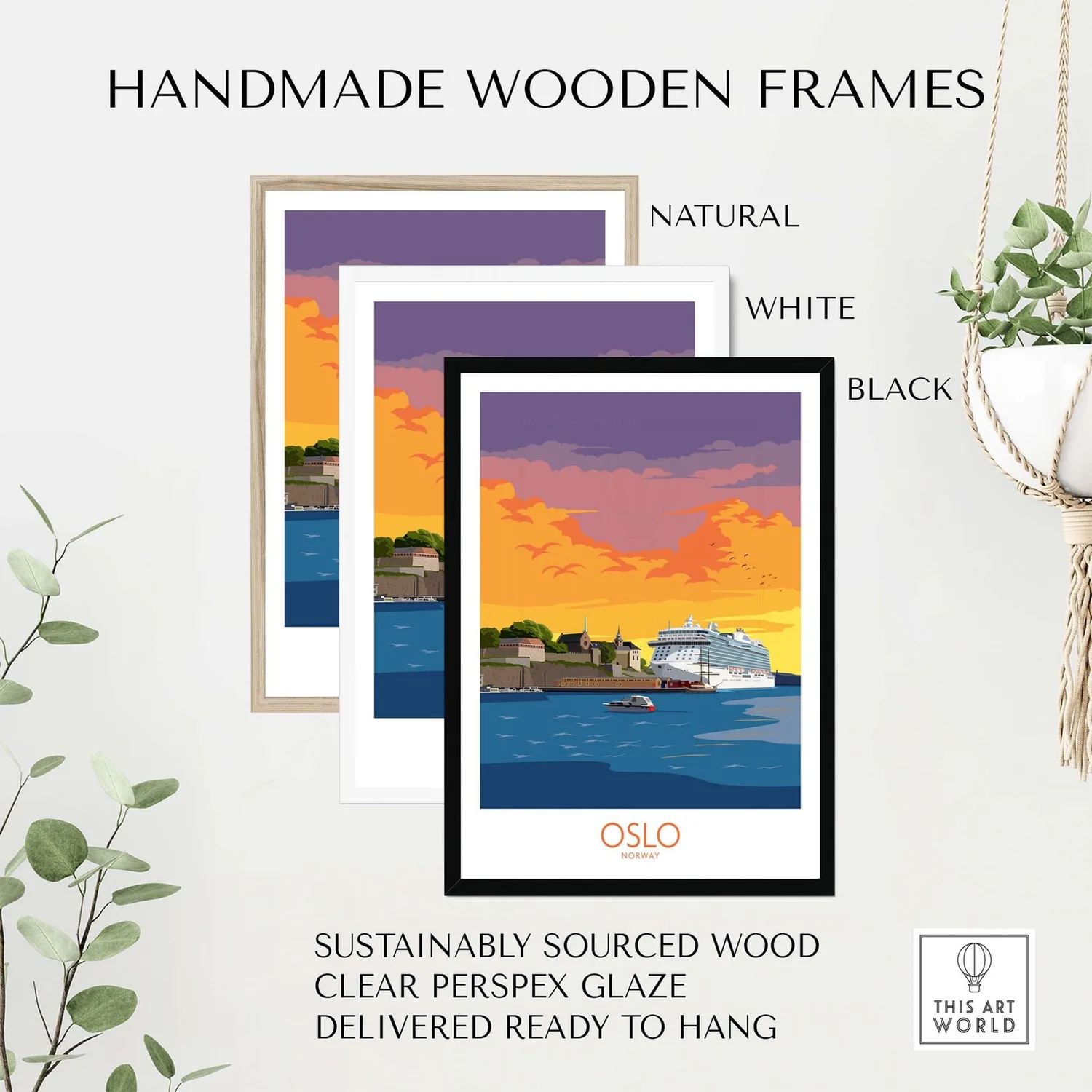 Oslo Gift Wall Art Print - Image 2
