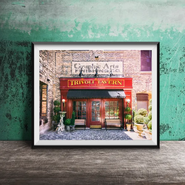 Trivoli Tavern West Loop Chicago Travel Poster