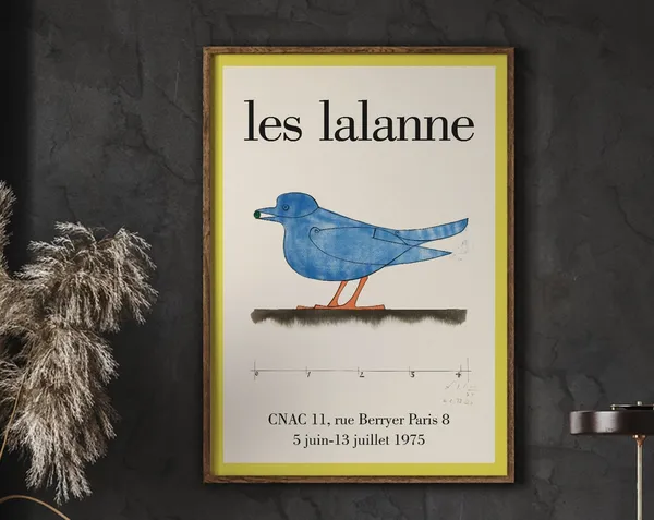 Les Lalanne Exhibition Poster Paris, Vintage Art Print