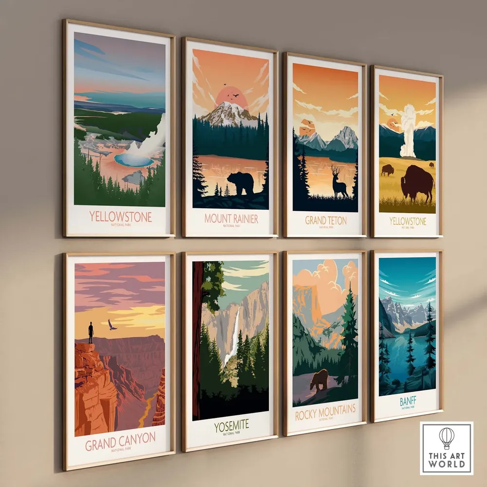 Yellowstone Wall Art Home Decor Poster - Image 3