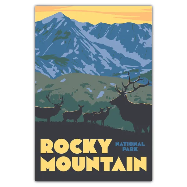 Rocky Mountain National Park Trail Ridge Road Art Print