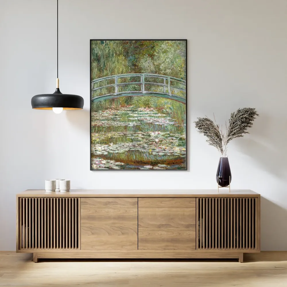 Monet-Inspired Water Lilies Vintage Art Print - Image 4