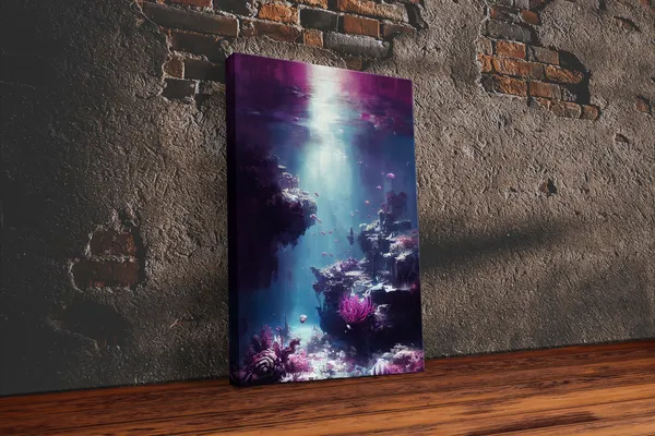 Under The Sea Coral Reef Ocean Wall Art Print