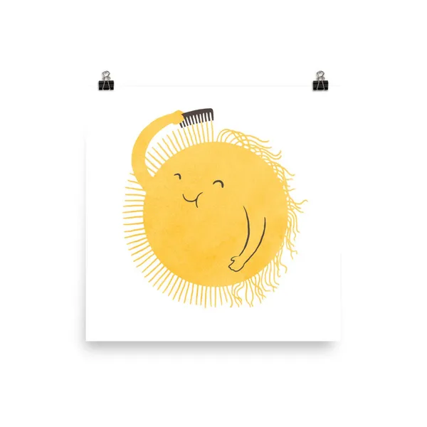 Here Comes The Sun Art Print