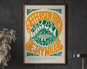 Vintage Music Concert Poster, Summer Of Love