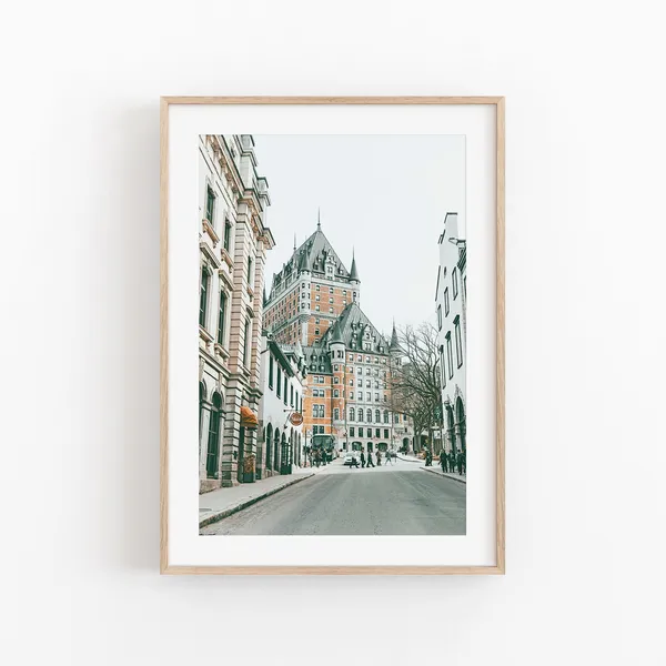 Canada City Art Print, Modern Minimalist Poster
