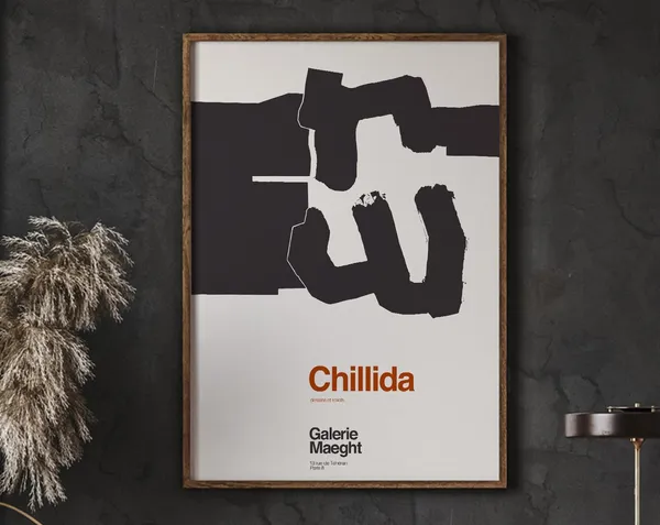 Eduardo Chillida Galerie Maeght Exhibition Poster