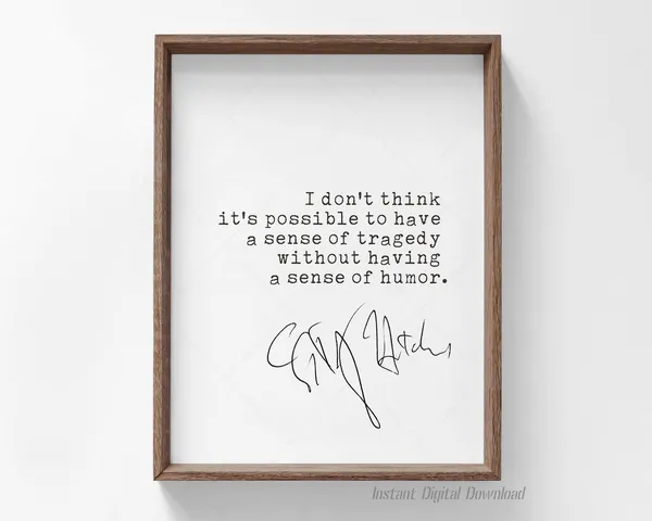 Christopher Hitchens Quote, Tragedy And Humor