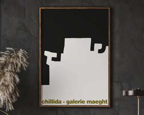 Chillida Exhibition Poster, Galerie Maeght Paris