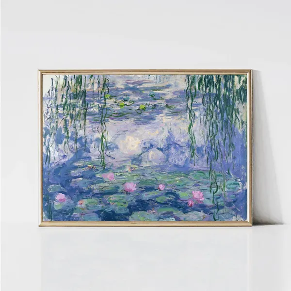 Claude Monet Water Lilies Impressionist Garden Art Print