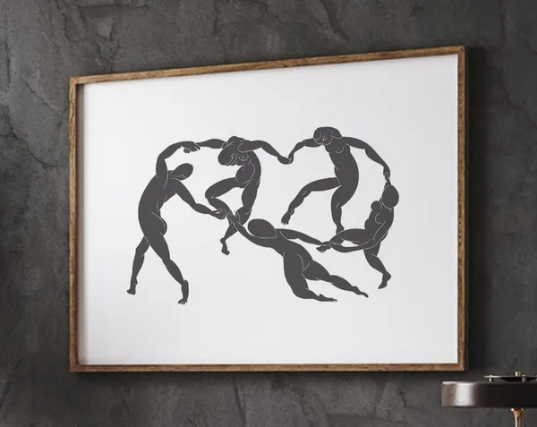 Henri Matisse The Dancer, Minimalist Art Print