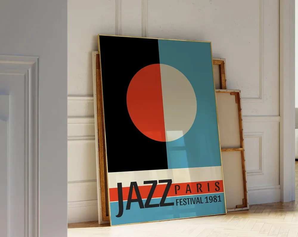 Jazz Festival Vintage Home Decor Poster