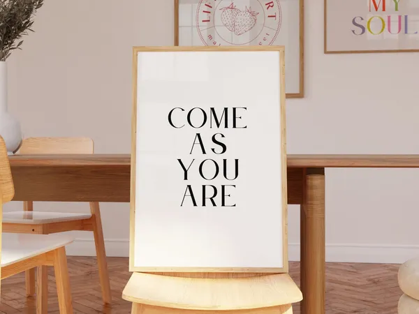 Come As You Are Modern Christian Art Print