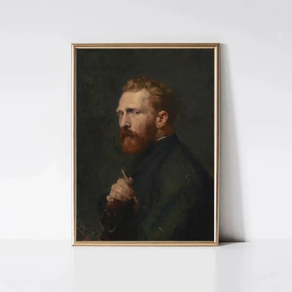 Van Gogh by John Russell, Vintage Portrait Print