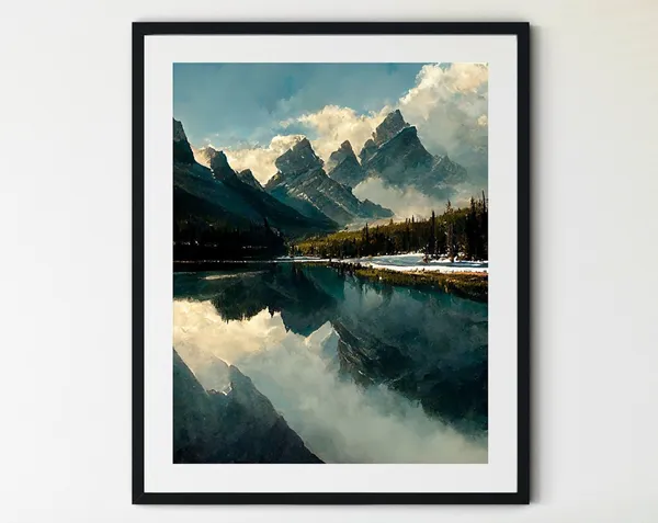 Banff National Park Travel Poster, Canada Art Print