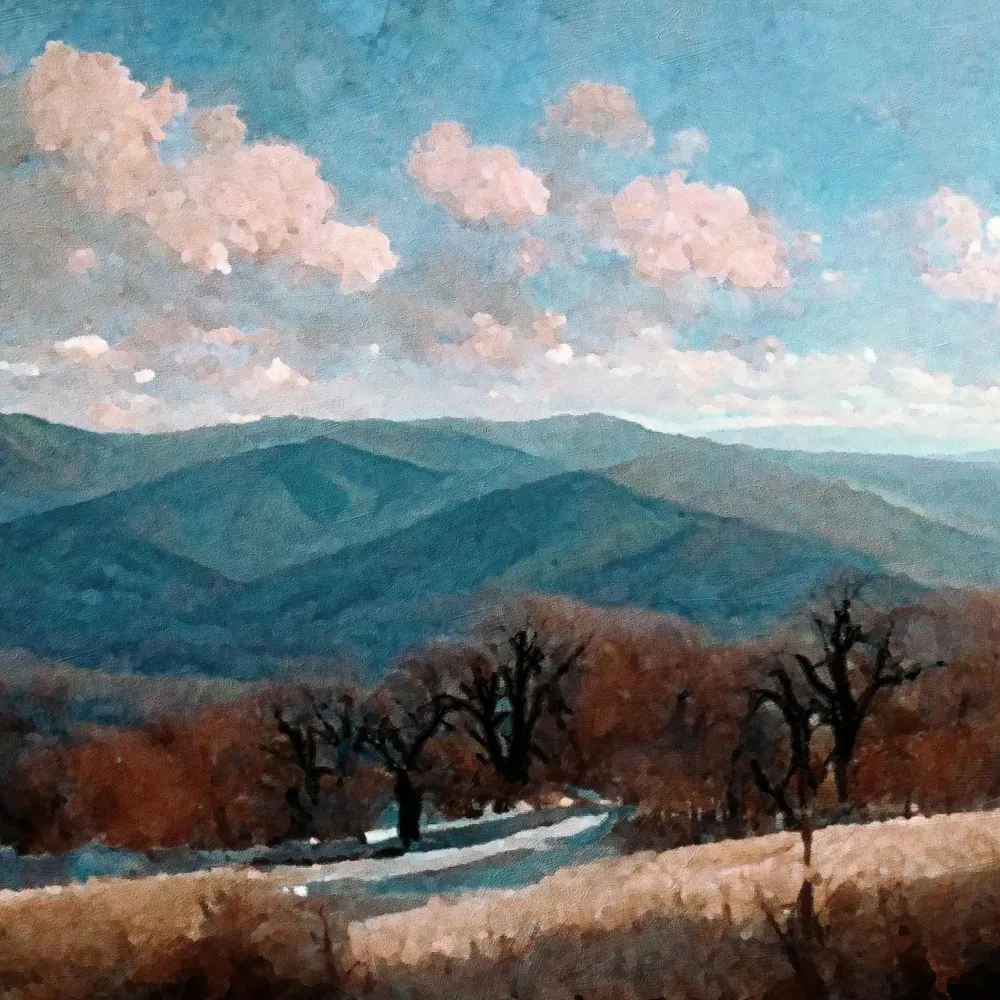 Shenandoah National Park Vintage Landscape Art Print - Image 3