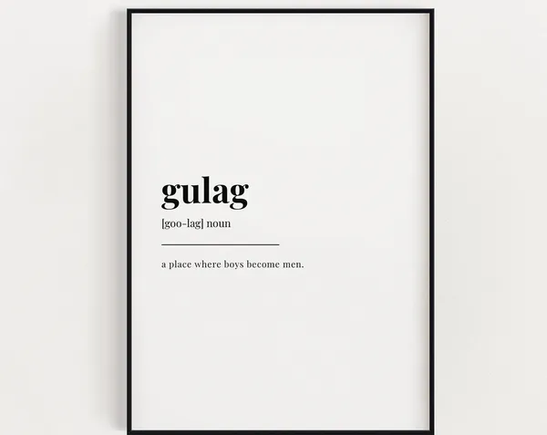 Grit Definition Quote Wall Art Print, Gaming
