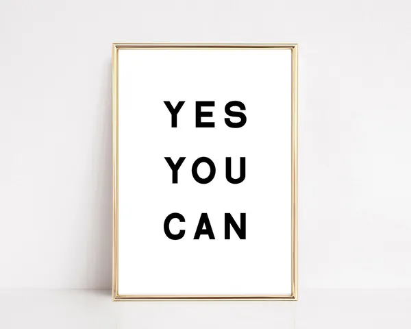 Motivational Poster, Home Gym Typography Wall Art