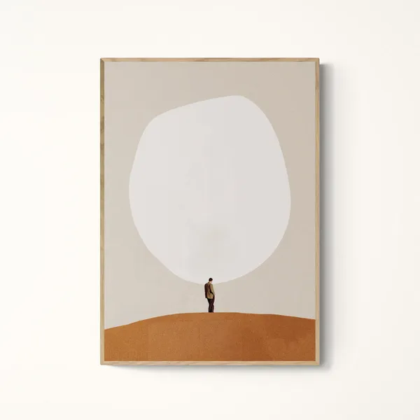 Overthinking Museum Quality Matte Poster Collage Art Print