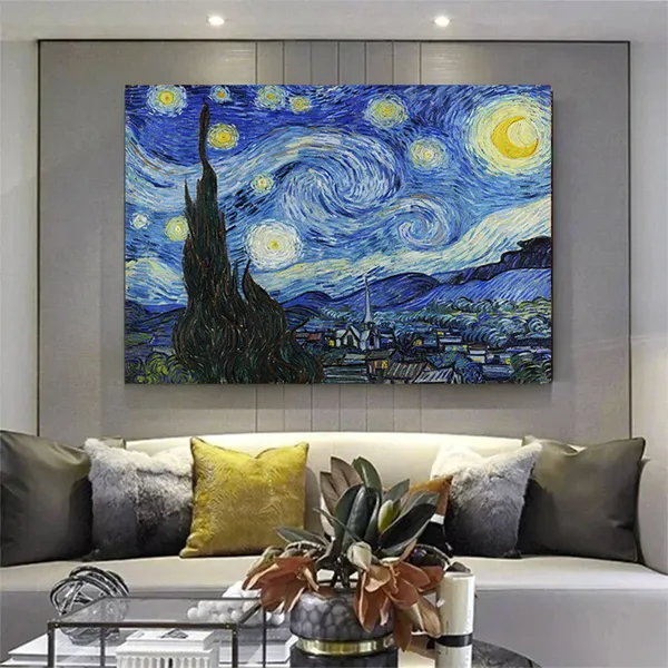 Van Gogh The Starry Night Art Print, Reproduction