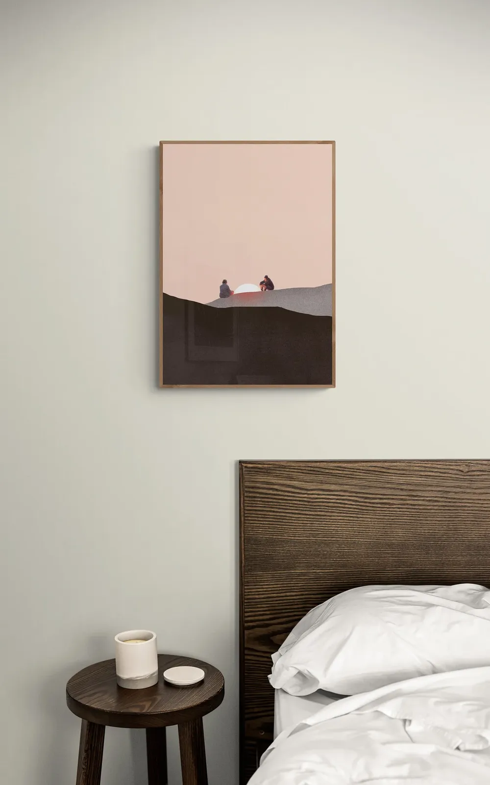 You And Me Alone Abstract Art Print - Image 2