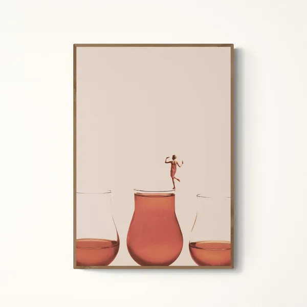 I Prefer The Full One Cocktail Art Print