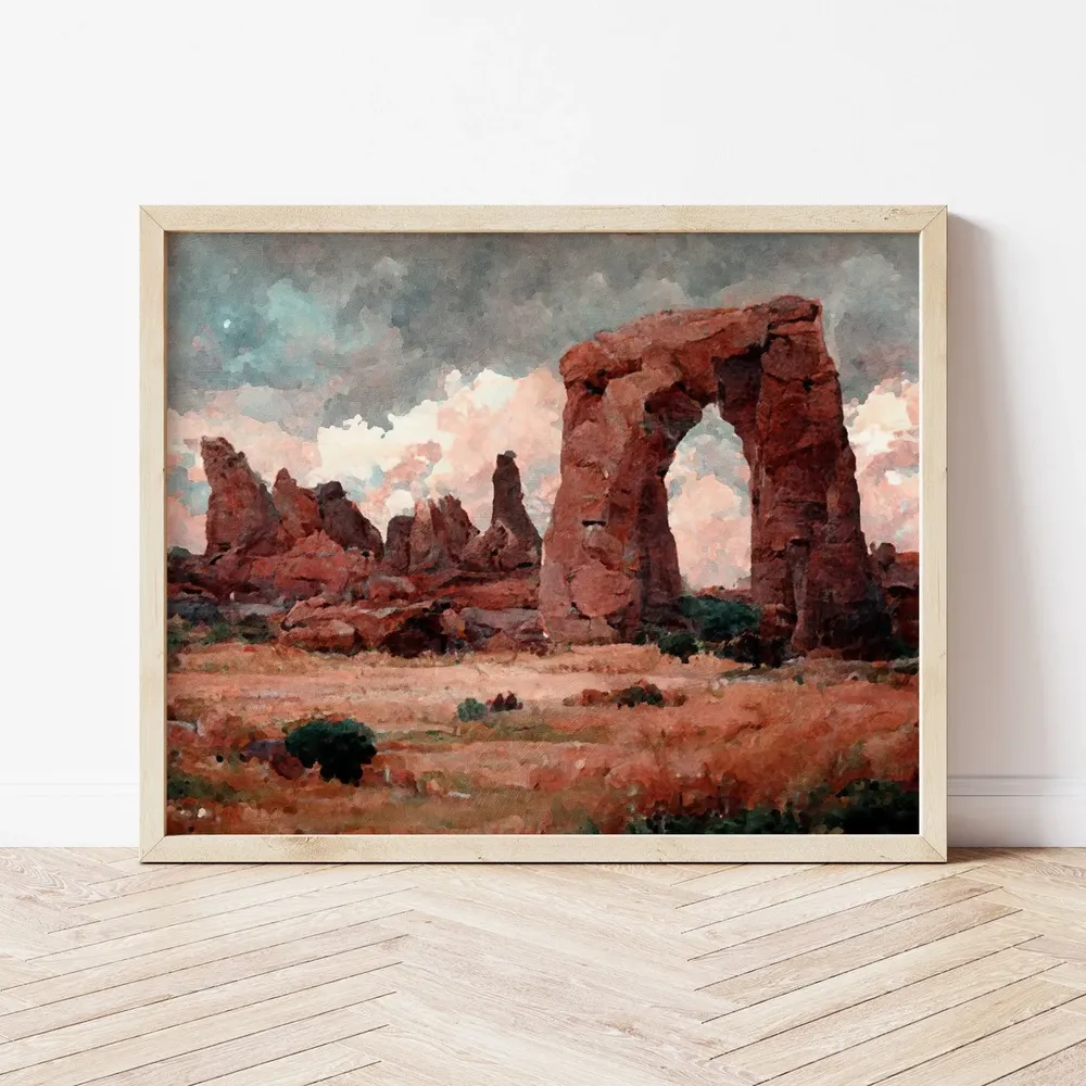Arches National Park - Vintage Landscape - Image 2