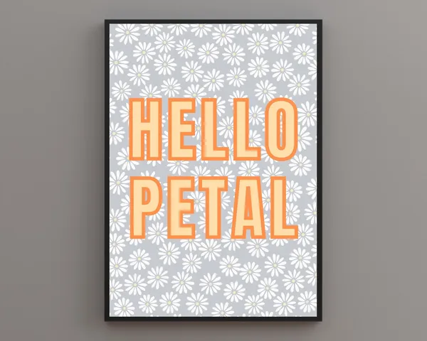 Daisies Flower Art Print, Botanical Gallery Wall
