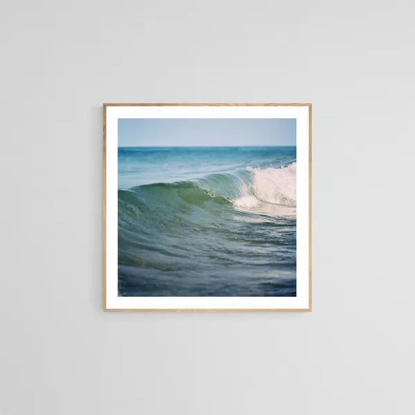 Lake Michigan Wave Art Print, Nature Photography