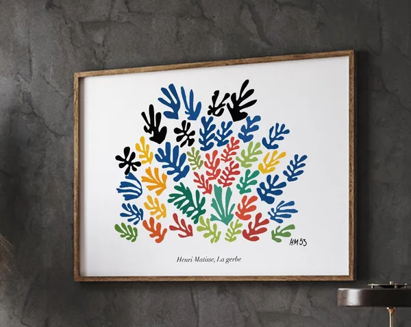 Henri Matisse La Gerbe Exhibition Art Print