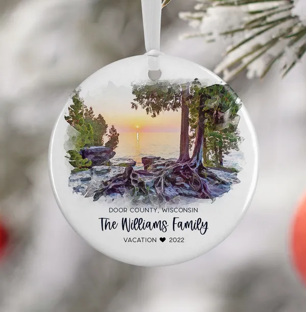 Door County Wisconsin Travel Souvenir Art Print