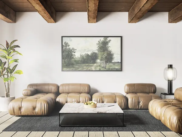 Classic Summer Nature Landscape Art Print