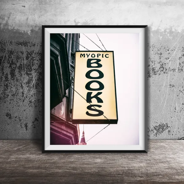 Myopic Books, Wicker Park Chicago Travel Poster