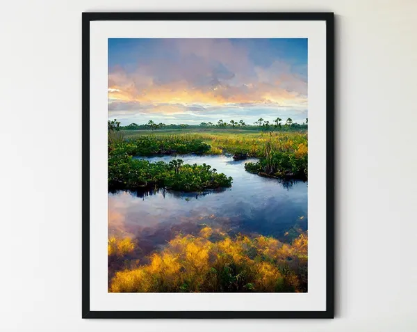 Everglades National Park Florida Travel Poster