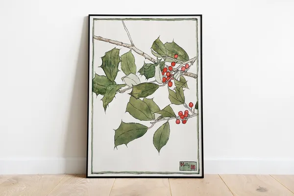 Botanical Vintage Poster, Hannah Borger Overbeck Art Print