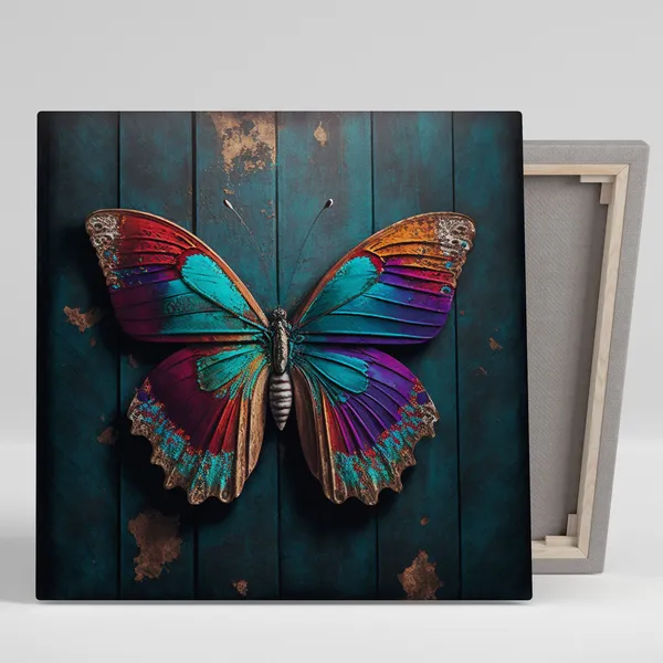 Butterfly Nursery Wall Decor, Abstract Art Print