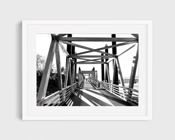 Portland Bike Photography, Portland Bridge Poster