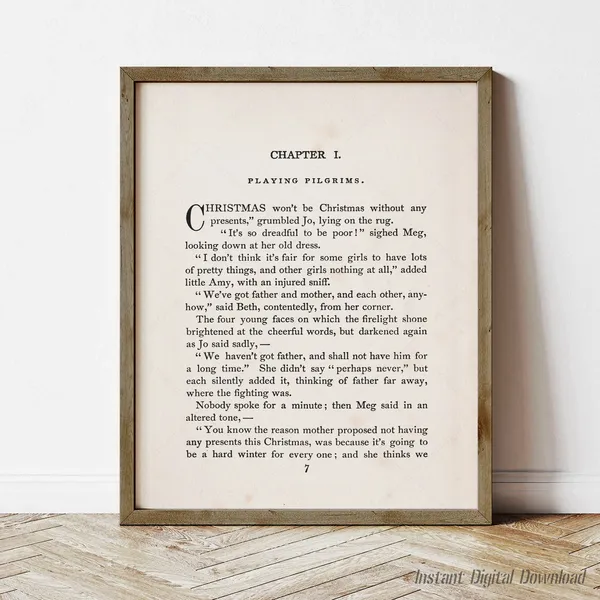 Little Women by Louisa May Alcott, 1868 Art Print