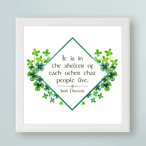 Irish Proverb Wall Art Print, Ireland Wedding Gift