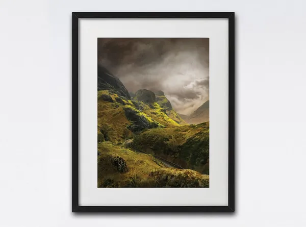 Glencoe Scotland Photography Poster Print