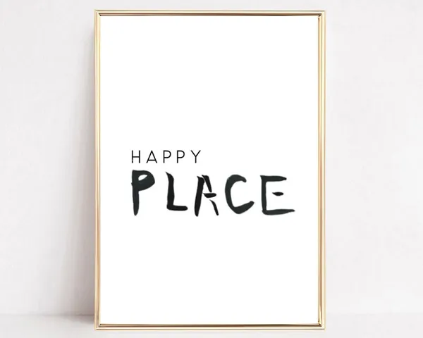 Favorite Place Typo Poster, Housewarming Gift