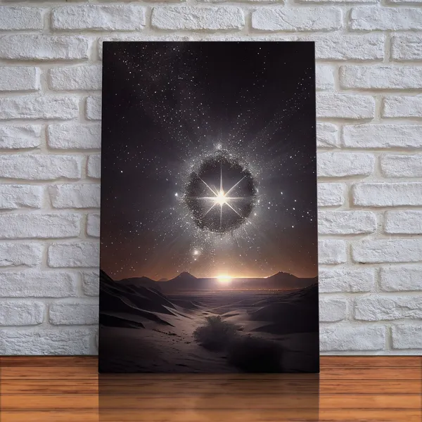 North Star Over the Sahara, Van Gogh-Inspired Art Print