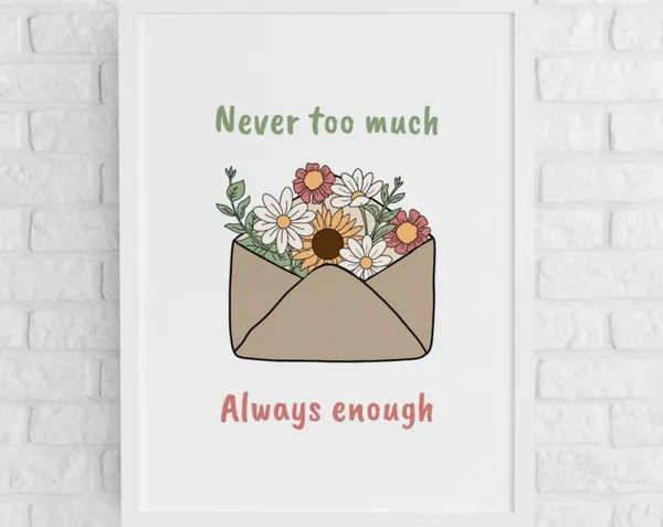 Neurodivergent Mental Health Office Art Print