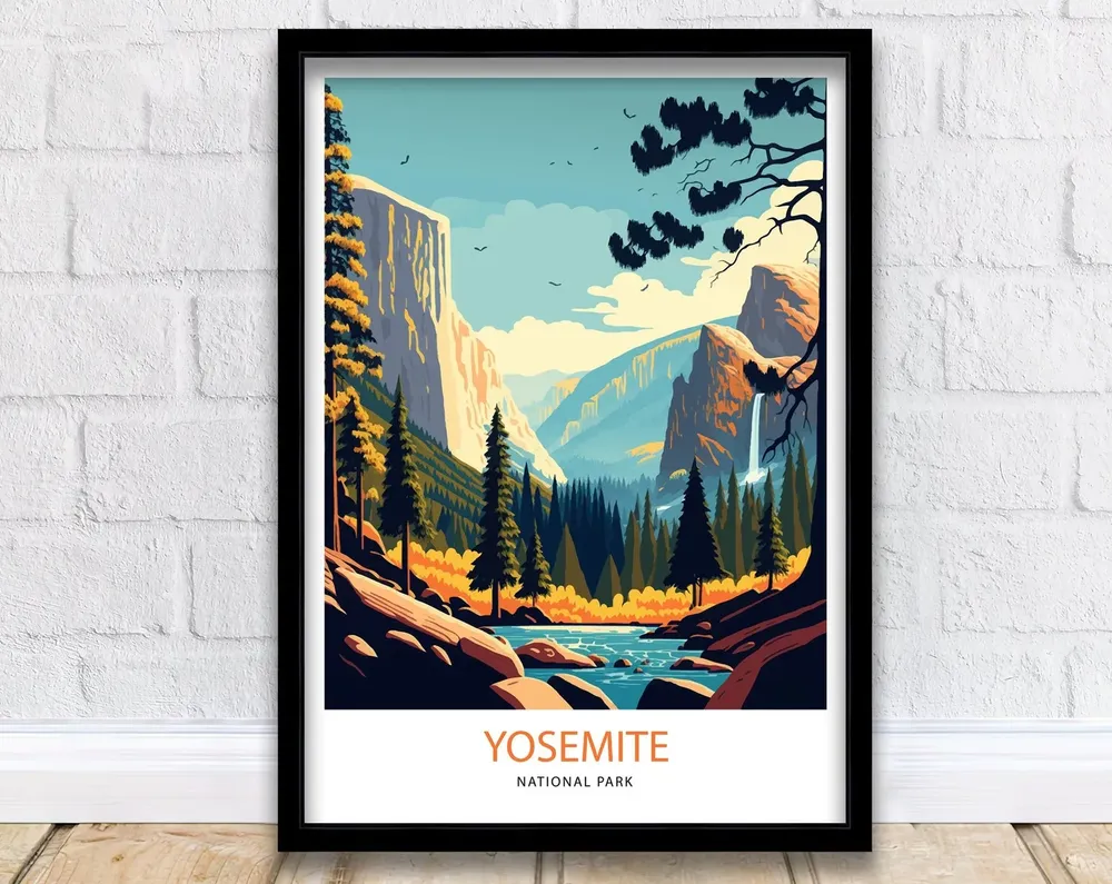 Yosemite National Park Poster Print