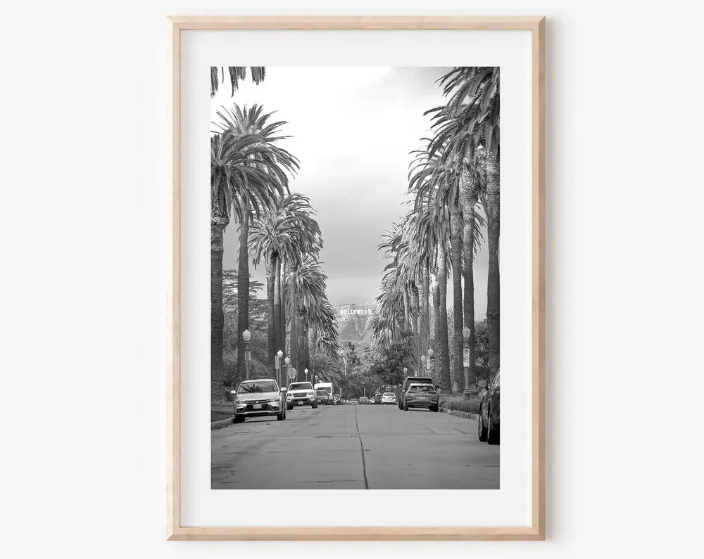 Los Angeles Palm Trees Wall Art Print