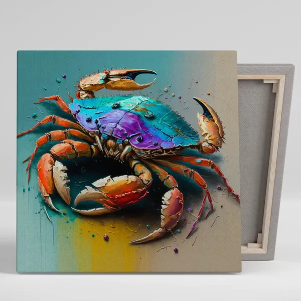 Crab Wall Art Print, Ocean and Beach Wall Decor