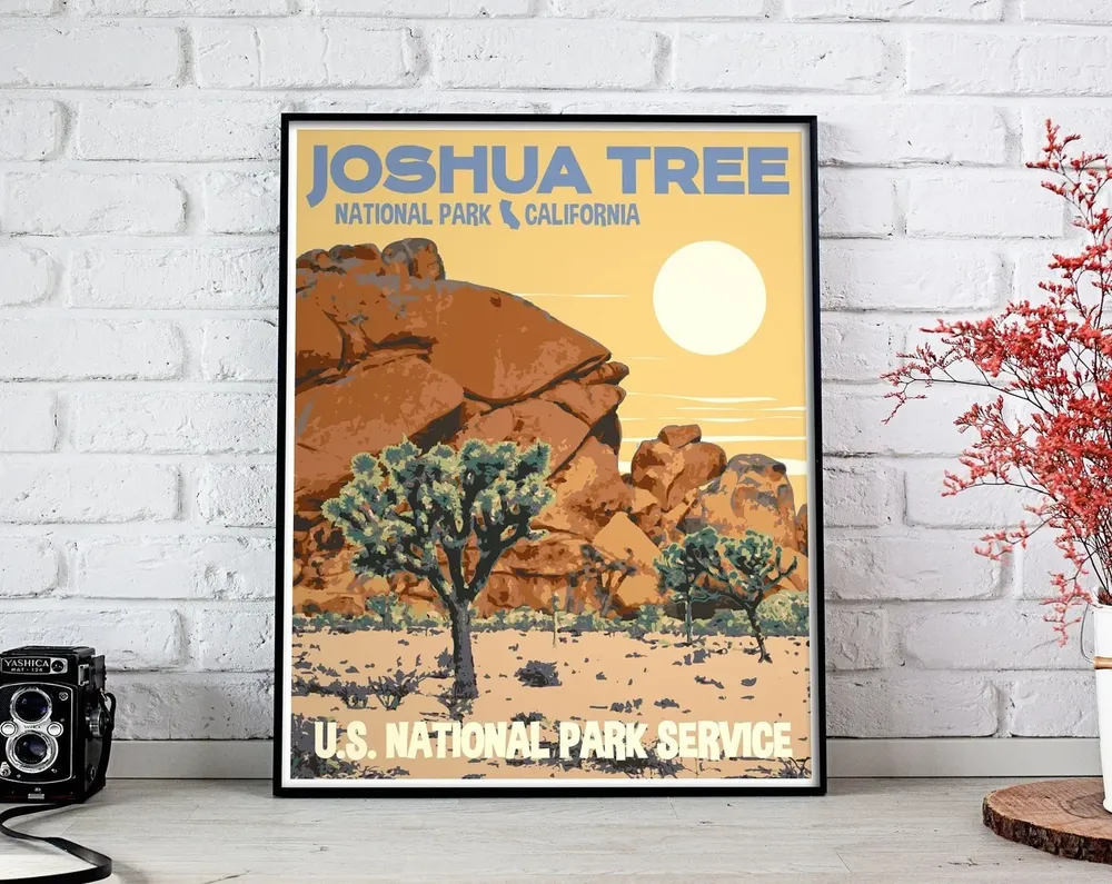 Joshua Tree National Park Travel Poster