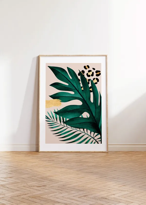 Botanical Print Tropical Wall Art, Art Print