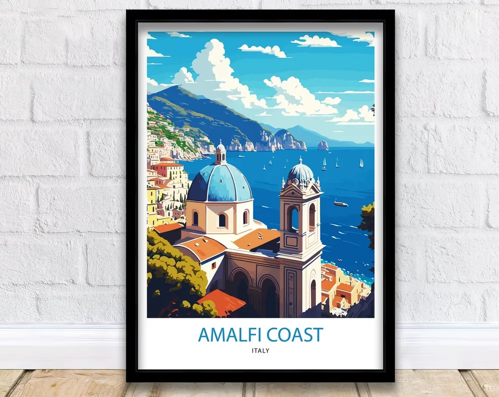 Amalfi Coast - Travel Poster