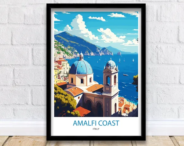 Amalfi Coast - Travel Poster